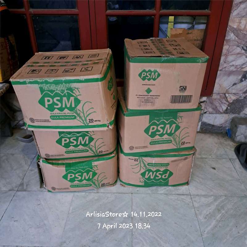 Gula PSM 1 kilogram satu dus