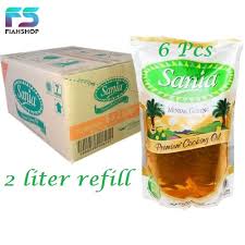 Minyak goreng sania 2 L isi 6